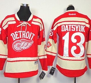 Youth Detroit Red Wings #13 Pavel Datsyuk 2014 Winter Classic Red Kids Jersey