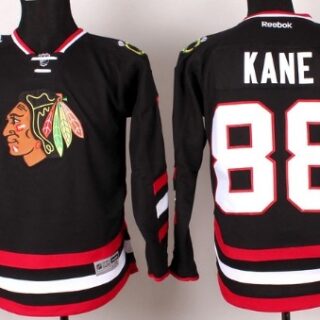 Youth Chicago Blackhawks #88 Patrick Kane 2014 Stadium Series Black Jersey