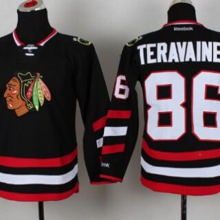 Youth Chicago Blackhawks #86 Teuvo Teravainen Punk 2014 Stadium Series Black Jersey