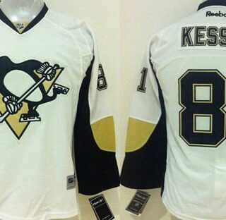 Youth Pittsburgh Penguins #81 Phil Kessel Away White NHL Reebok Jersey
