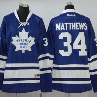 Youth Toronto Maple Leafs #34 Auston Matthews Blue Third Stitched NHL Reebok Hockey Jersey