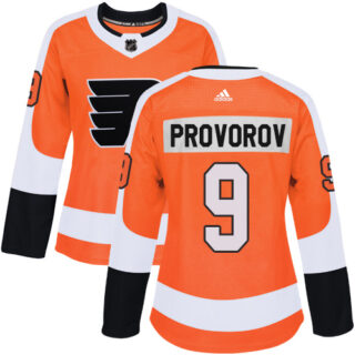 Women's Philadelphia Flyers #9 Ivan Provorov Orange Home Authentic Stitched NHL Jersey