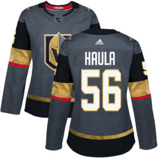 Women's Vegas Golden Knights #56 Erik Haula Grey Home Authentic Stitched NHL Jersey