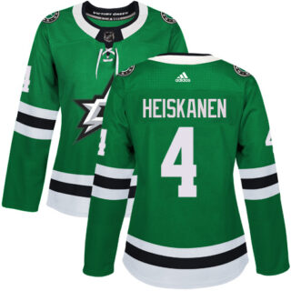 Women's Dallas Stars #4 Miro Heiskanen Green Home Authentic Stitched NHL Jersey