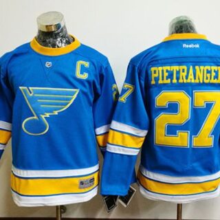 Youth St. Louis Blues #27 Alex Pietrangelo Light Blue 2017 Winter Classic Stitched NHL Jersey