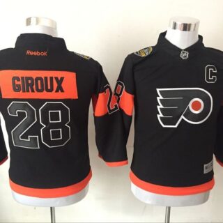 Youth Philadelphia Flyers 28 Claude Giroux Black Reebok Jersey