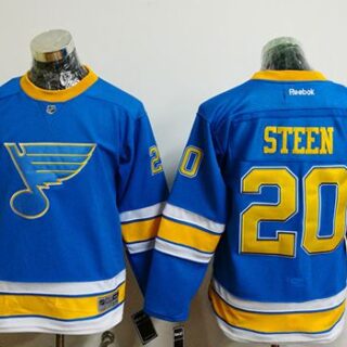 Youth St. Louis Blues #20 Alexander Steen Light Blue 2017 Winter Classic Stitched NHL Jersey