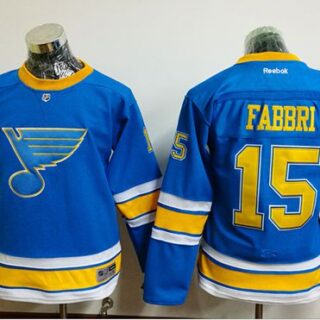 Youth St. Louis Blues #15 Robby Fabbri Light Blue 2017 Winter Classic Stitched NHL Jersey