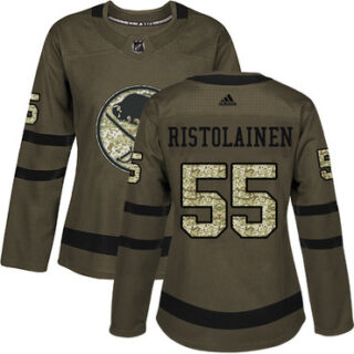 Sabres #55 Rasmus Ristolainen Green Salute to Service Stitched NHL Jersey