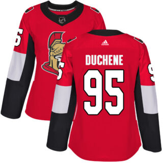 Women's Ottawa Senators #95 Matt Duchene Red Home Authentic Stitched NHL Jersey
