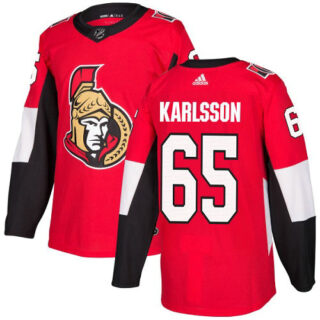 Youth Ottawa Senators #65 Erik Karlsson Red Home Authentic Stitched NHL Jersey