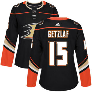 Women's Anaheim Ducks #15 Ryan Getzlaf Black Home Authentic Stitched NHL Jersey