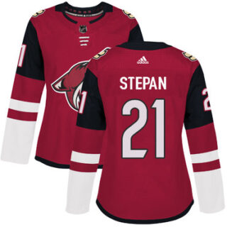 Women's Arizona Coyotes #21 Derek Stepan Maroon Home Authentic Stitched NHL Jersey