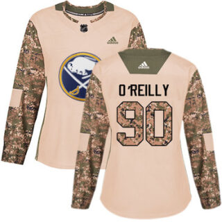 Women's Buffalo Sabres #90 Ryan O'Reilly Camo Authentic 2017 Veterans Day Stitched NHL Jersey