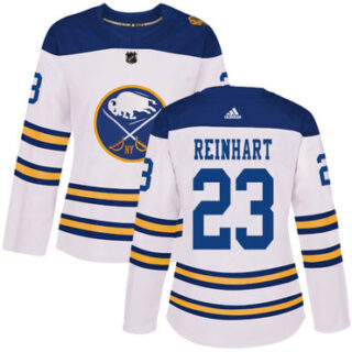 Women's Buffalo Sabres #23 Sam Reinhart White Authentic 2018 Winter Classic Stitched NHL Jersey