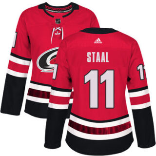 Women's Carolina Hurricanes #11 Jordan Staal Red Home Authentic Stitched NHL Jersey