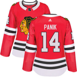 Women's Chicago Blackhawks #14 Richard Panik Red Home Authentic Stitched NHL Jersey