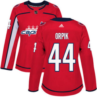 Women's Washington Capitals #44 Brooks Orpik Red Home Authentic Stitched NHL Jersey