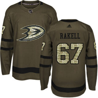 Youth Anaheim Ducks #67 Rickard Rakell Green Salute to Service Stitched NHL Jersey
