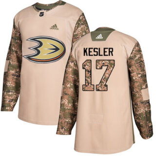 Youth Anaheim Ducks #17 Ryan Kesler Camo Authentic 2017 Veterans Day Stitched NHL Jersey