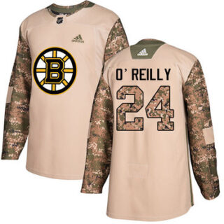 Youth Boston Bruins #24 Terry O'Reilly Camo Authentic 2017 Veterans Day Youth Stitched NHL Jersey