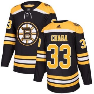 Youth Boston Bruins #33 Zdeno Chara Black Home Authentic Youth Stitched NHL Jersey