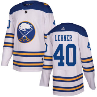 Youth Buffalo Sabres #40 Robin Lehner White Authentic 2018 Winter Classic Stitched NHL Jersey