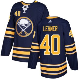 Youth Buffalo Sabres #40 Robin Lehner Navy Blue Home Authentic Stitched NHL Jersey