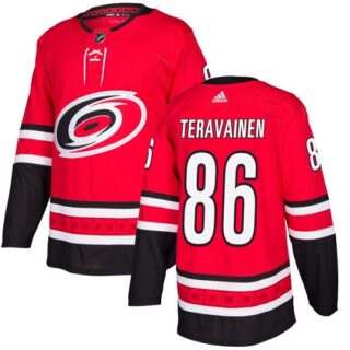 Youth Carolina Hurricanes #86 Teuvo Teravainen Red Home Authentic Stitched NHL Jersey