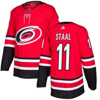 Youth Carolina Hurricanes #11 Jordan Staal Red Home Authentic Stitched NHL Jersey