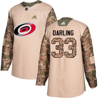 Youth Carolina Hurricanes #33 Scott Darling Camo Authentic 2017 Veterans Day Stitched NHL Jersey