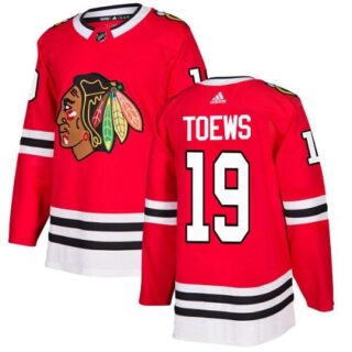 Youth Chicago Blackhawks #19 Jonathan Toews Red Home Authentic Stitched NHL Jersey
