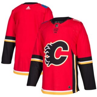 Youth Calgary Flames Blank Red Home Authentic Stitched NHL Jersey