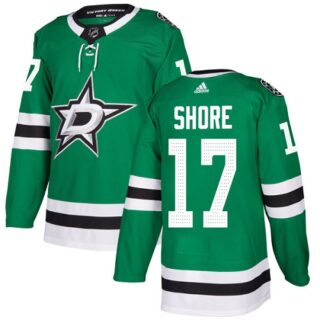 Youth Dallas Stars #17 Devin Shore Green Home Authentic Stitched NHL Jersey