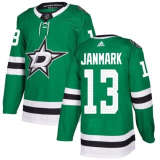 Youth Dallas Stars #13 Mattias Janmark Green Home Authentic Stitched NHL Jersey