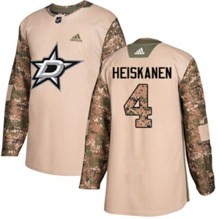 Youth Dallas Stars #4 Miro Heiskanen Camo Authentic 2017 Veterans Day Stitched NHL Jersey