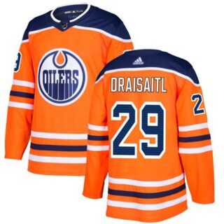 Youth Edmonton Oilers #29 Leon Draisaitl Orange Home Authentic Stitched NHL Jersey