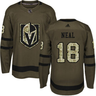 Youth Vegas Golden Knights #18 James Neal Green Salute to Service Stitched NHL Jersey