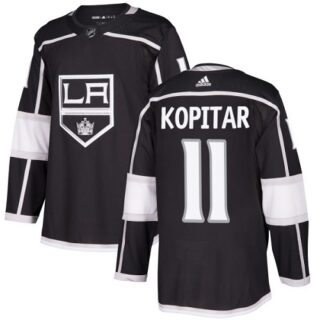 Youth Los Angeles Kings #11 Anze Kopitar Black Home Authentic Stitched NHL Jersey