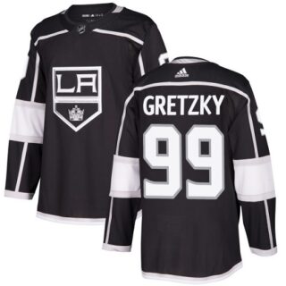 Youth Los Angeles Kings #99 Wayne Gretzky Black Home Authentic Stitched NHL Jersey