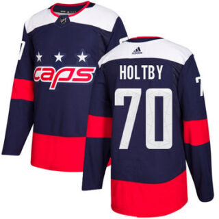 Youth Washington Capitals #70 Braden Holtby Navy Authentic 2018 Stadium Series Stitched NHL Jersey