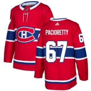 Youth Montreal Canadiens #67 Max Pacioretty Red Home Authentic Stitched NHL Jersey