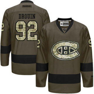 Youth Montreal Canadiens #92 Jonathan Drouin Green Salute to Service Stitched NHL Jersey