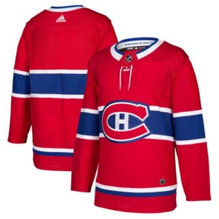 Youth Montreal Canadiens Blank Red Home Authentic Stitched NHL Jersey