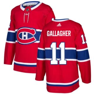 Youth Montreal Canadiens #11 Brendan Gallagher Red Home Authentic Stitched NHL Jersey