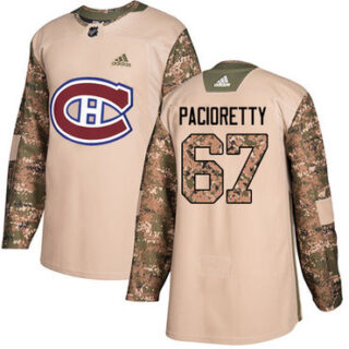 Youth Montreal Canadiens #67 Max Pacioretty Camo Authentic 2017 Veterans Day Stitched NHL Jersey