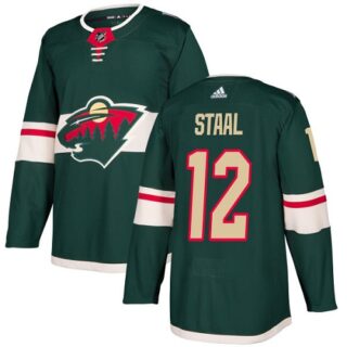 Youth Minnesota Wild #12 Eric Staal Green Home Authentic Stitched NHL Jersey
