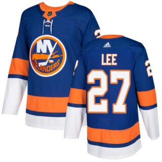 Youth New York Islanders #27 Anders Lee Royal Blue Home Authentic Stitched NHL Jersey
