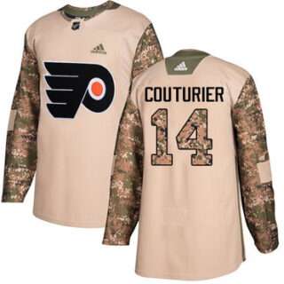 Youth Philadelphia Flyers #14 Sean Couturier Camo Authentic 2017 Veterans Day Stitched NHL Jersey