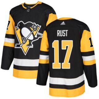Youth Pittsburgh Penguins #17 Bryan Rust Black Home Authentic Stitched NHL Jersey
